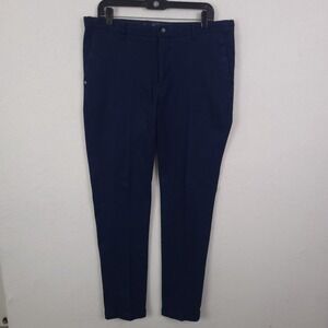 Scotch & Soda Pants Mens 34x32 Fits 36x30 Mott Slim Chino Amsterdams Blauw S